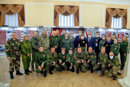 В Великом Новгороде состоялось торжественное открытие Всероссийской акции «Вахта памяти 2022»